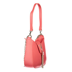 Mario Valentino Rosa Polyurethan Damenhandtasche
