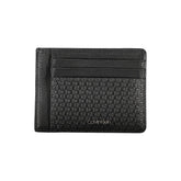 Calvin Klein Sleek Black Leather Coin Purse with Card Holder