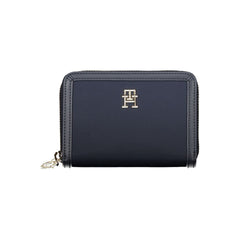 Tommy Hilfiger – Blaue Polyester-Geldbörse für Damen