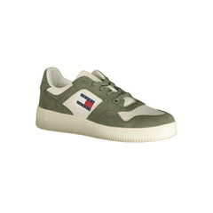 Tommy Hilfiger Verde Leder Herren Sneaker