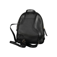 Mario Valentino Black Polyurethane Women Backpack