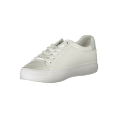 Calvin Klein Bianco Pelle Damen Sneaker