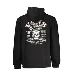 Vans Schwarzes Kapuzen-Sweatshirt aus Baumwolle für Herren
