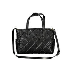 Mario Valentino Black Polyurethane Women's Bag