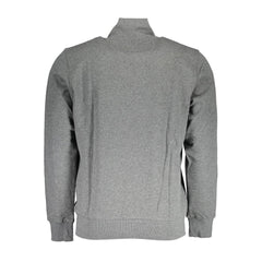 La Martina Graues Baumwoll-Sweatshirt für Herren