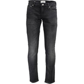 Calvin Klein Black Cotton Men Jeans