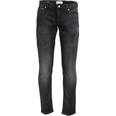 Calvin Klein Black Cotton Men Jeans