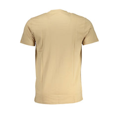 Cavalli Class Beiges Baumwoll-Herren-T-Shirt