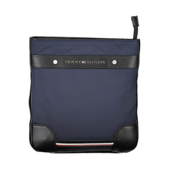Tommy Hilfiger Herren-Schultertasche aus blauem Polyurethan