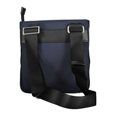 Tommy Hilfiger Herren-Schultertasche aus blauem Polyurethan