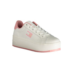 Tommy Hilfiger Rosa Leder Damen Sneaker