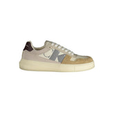 Calvin Klein Beige Polyurethane Men Sneaker