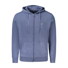 Norwegen 1963 blaue Polyamid Herren Strickjacke