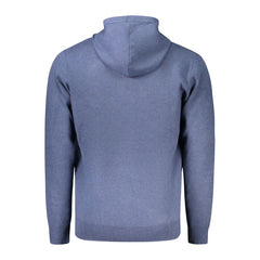 Norwegen 1963 blaue Polyamid Herren Strickjacke