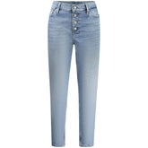 Calvin Klein Azzurro Cotton Women's Jeans