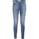 Tommy Hilfiger Blue Cotton Women Skinny Jean