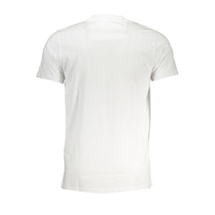 Cavalli Class Weißes Baumwoll-T-Shirt für Herren
