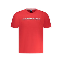 North Sails Rosso Baumwoll-Herren-T-Shirt