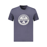 Napapijri Blue Cotton Men T-Shirt