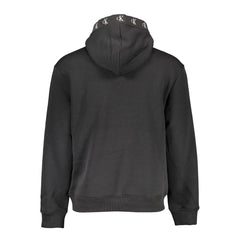 Calvin Klein Black Cotton Men's Sweatshirt with Hood