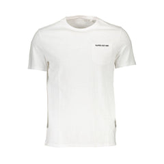 Guess Jeans Bianco Baumwolle Herren T-Shirt