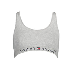Tommy Hilfiger Grauer Baumwoll-Sport-BH für Damen