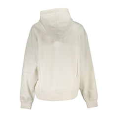 Calvin Klein Weißes Baumwoll-Sweatshirt für Damen