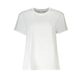 Patrizia Pepe Bianco Organic Cotton Women T-Shirt