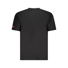 Fila Herren T-Shirt aus schwarzer Baumwolle