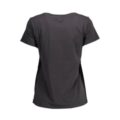 Levi's Black Cotton Women T-Shirt