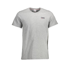 Tommy Hilfiger Graues Bio-Baumwoll-T-Shirt für Herren