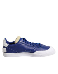 Nike Weiße Blau Geschnürte Low Top Drop-Type PRM Sneaker Schuhe