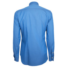 Made in Italy Blue Cotton Men's Shirt