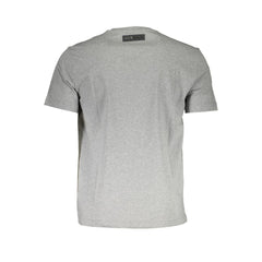 Plein Sport Herren T-Shirt aus grauer Baumwolle