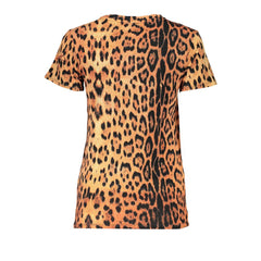 Cavalli Class Orange Baumwoll-Damen-T-Shirt