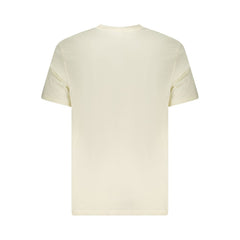 Lee Beige Cotton Men T-Shirt