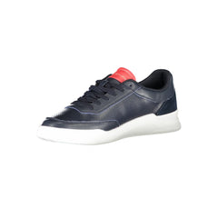 Tommy Hilfiger – Blaue Leder-Sneaker für Herren