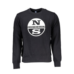 North Sails Schwarzes Baumwoll-Sweatshirt für Herren