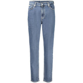 Calvin Klein Blue Cotton Women Jeans