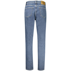 Calvin Klein Blue Cotton Women's Mom Jean