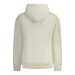 Calvin Klein Weißer Baumwoll-Kapuzenpullover für Herren