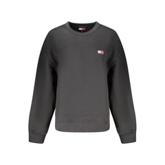 Tommy Hilfiger Damen-Sweatshirt aus schwarzer Baumwolle