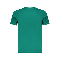 Cavalli Class Grünes Baumwoll-T-Shirt für Herren