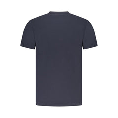 Cavalli Class Blaues Baumwoll-Herren-T-Shirt