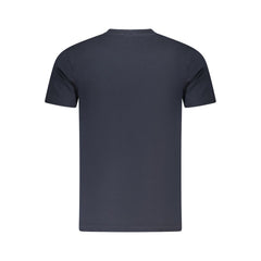 Cavalli Class Blaues Baumwoll-Herren-T-Shirt