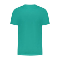 Cavalli Class Grünes Baumwoll-T-Shirt für Herren