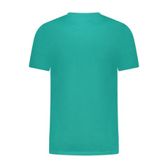 Cavalli Class Grünes Baumwoll-T-Shirt für Herren