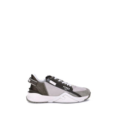 Fendi Flow Low Top Sneakers – Beige Calf Leather