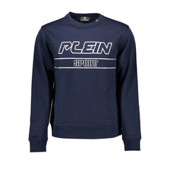 Plein Sport blaues Baumwoll-Herren-Sweatshirt