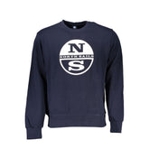North Sails Blue Cotton Men Sweater